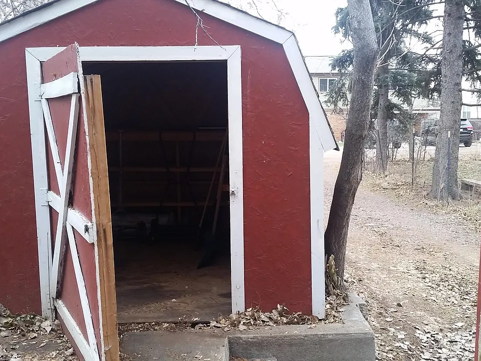 Shared outdoor storage shed