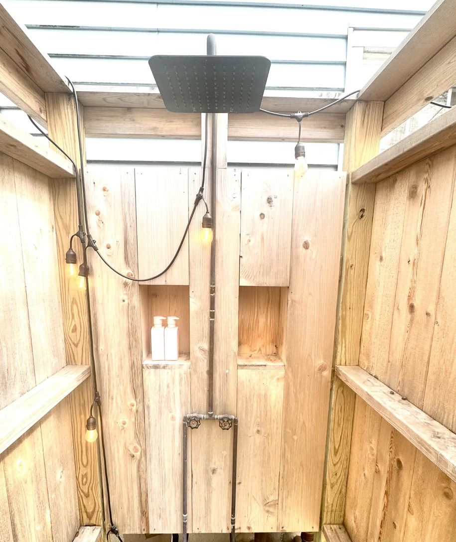  Backyard outdoor shower