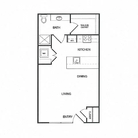 Floor plan Studio I