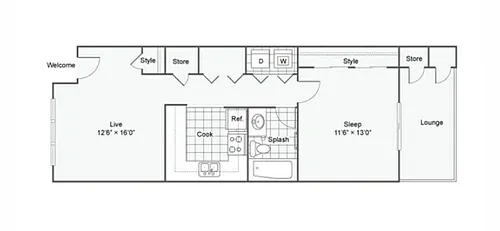Floor plan A1