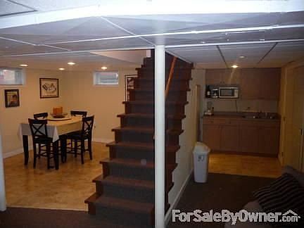 Finished Basement
						:
						Large basement with kitchenette, dining area, living area and bedroom/office.