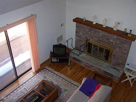 living room view from second level