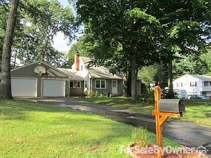 Large two car garage : Extended family room addition is behind the garage
