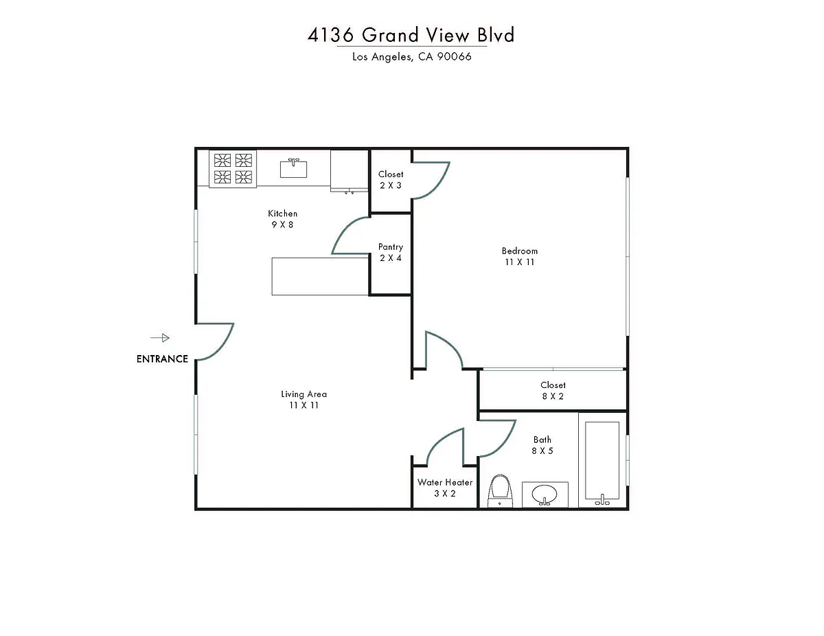 Floor plan 1 Bed