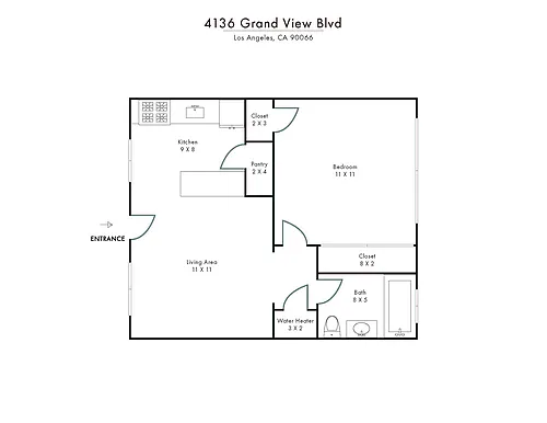 Floor plan 1 Bed