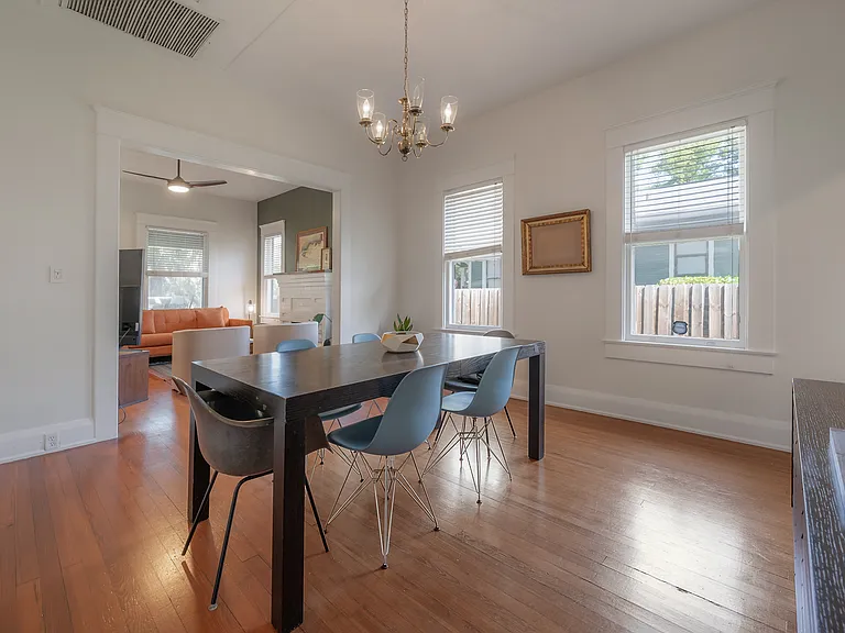Bright dining room