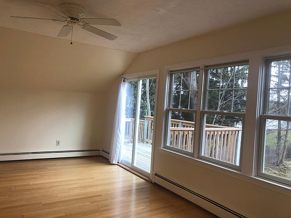 Master bedroom with deck area