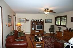 Large Living Room with Hardwood Floors 