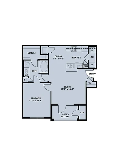Floor plan A3 Essential Housing