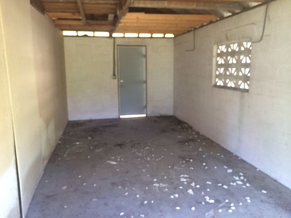 inside of garage