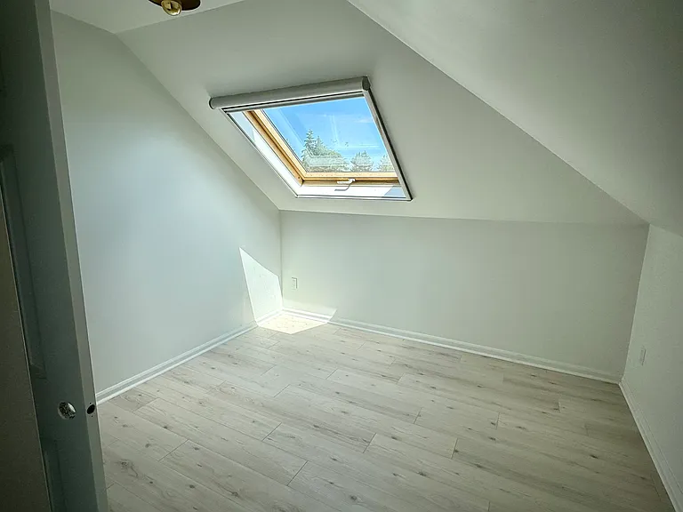 First bedroom on the top floor
