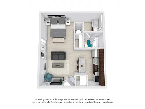 Floor plan Studio