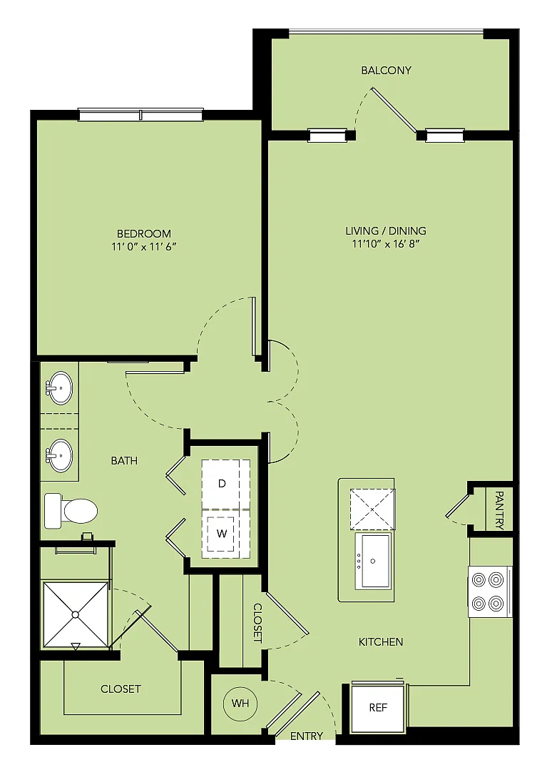 Floor plan A3-728sf-A3S.2