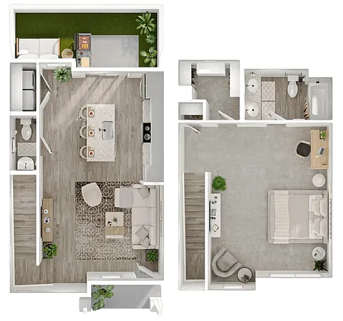 Floor plan Pecan