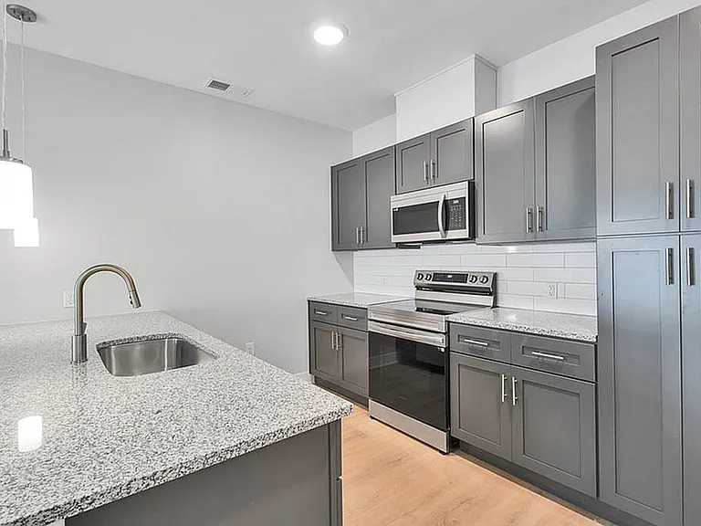 Modern Kitchen with Stainless Steel Appliances