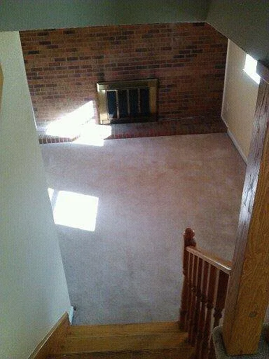Downstairs to family room