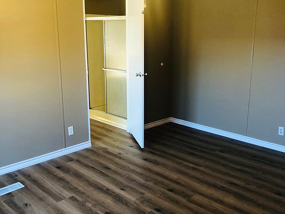 Master bedroom looking towards bathroom