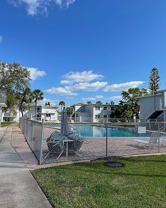 Pool heated year round.