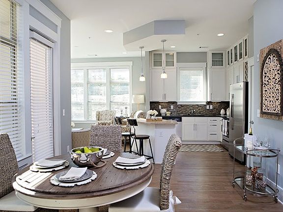 Dining room and patio door