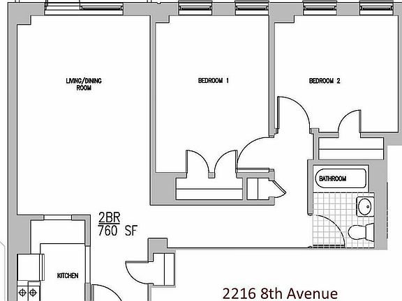 2nd image of 2216 Frederick Douglass Blvd APT 6D