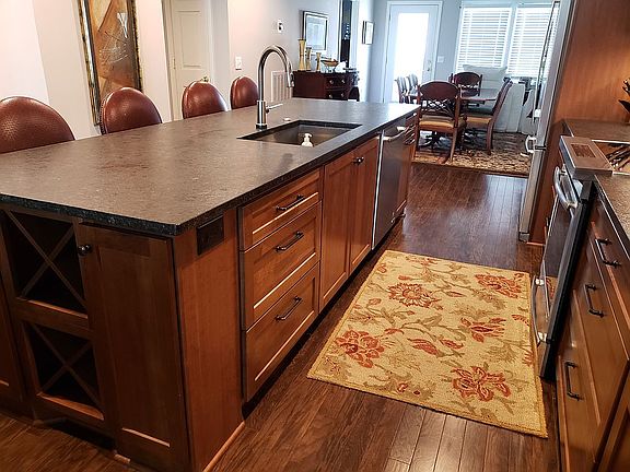 4 ft x 10 ft granite island 