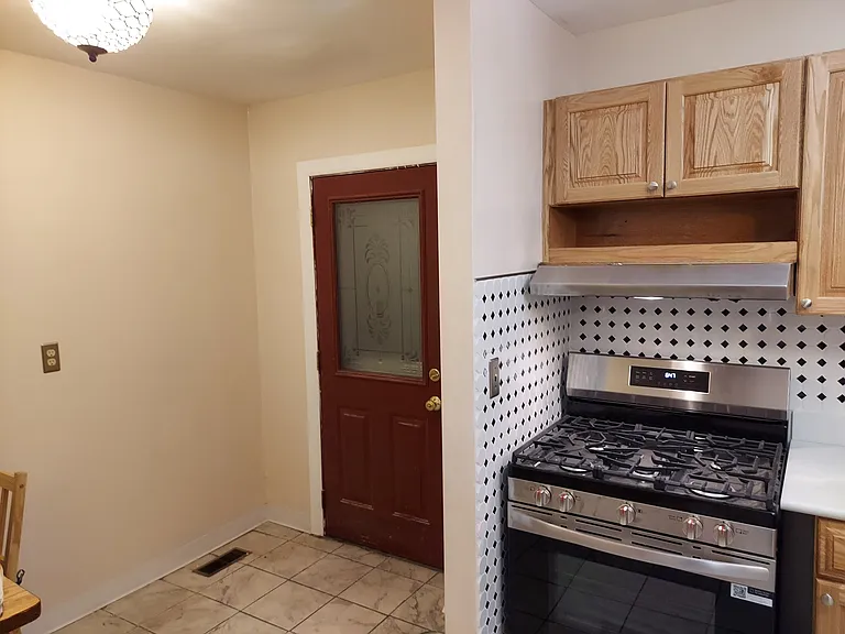 Kitchen view to back door