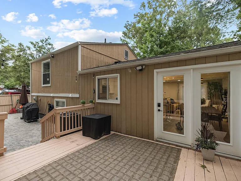 Large Deck with Access to Pavers Patio