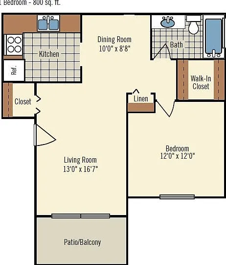 1 Bedroom 1 Bedroom