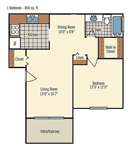 Floor plan kg1X1 - kg1X1