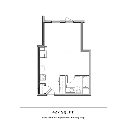 Floor plan Studio