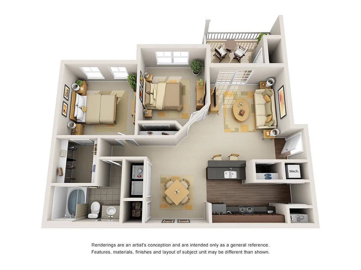 Floor plan The Chestnut