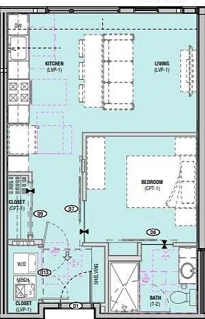 1 Bedroom 1 Bedroom