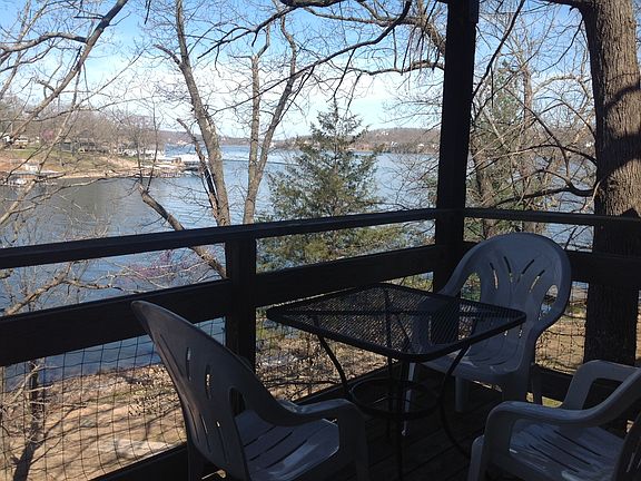 Great view of lake.