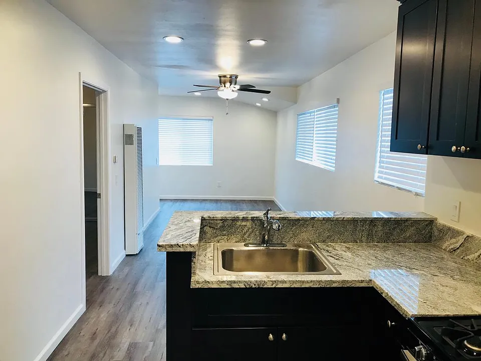 Kitchen and living room