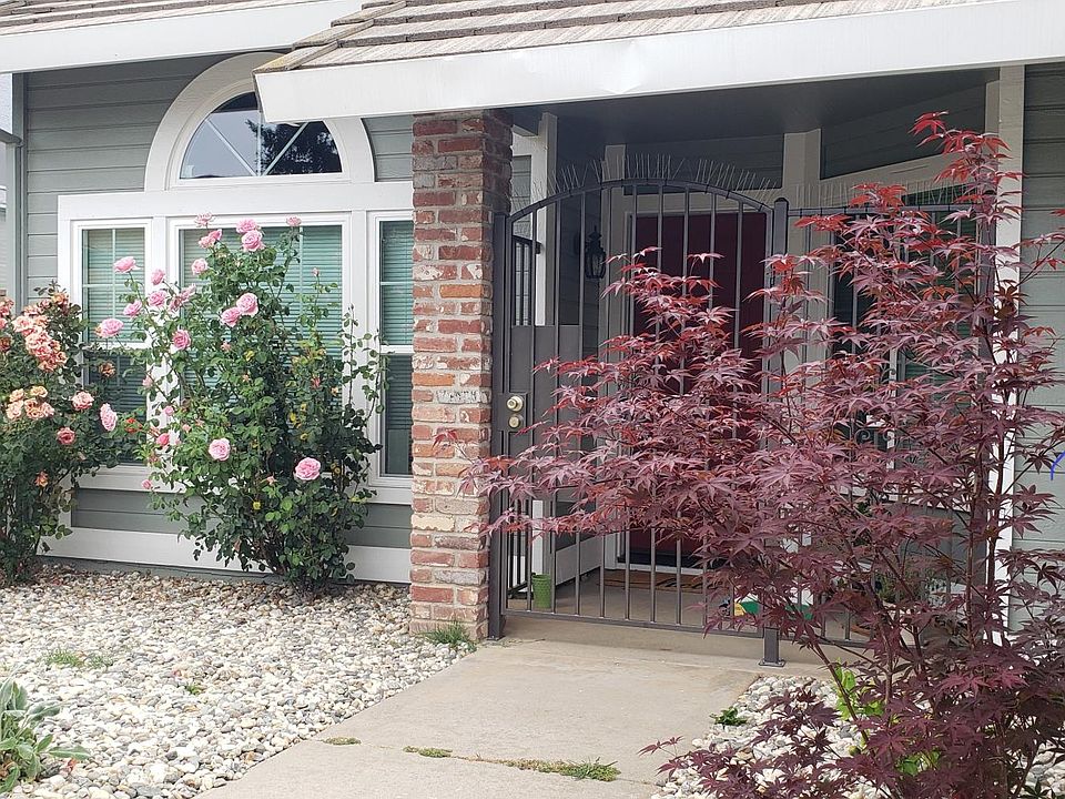 Landscaped front yard