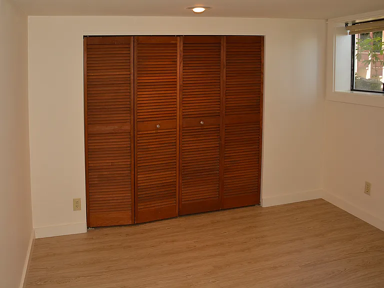 Bedroom with closet