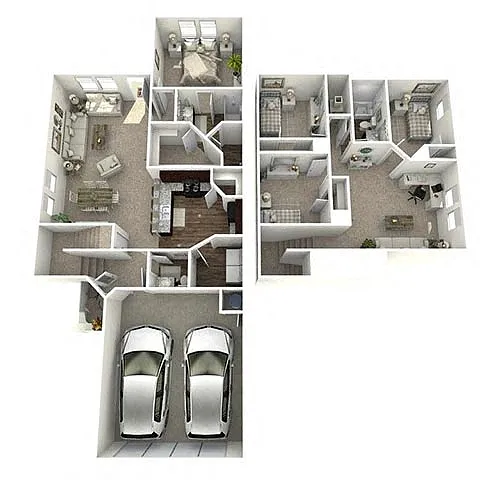Floor plan Vail Renovated