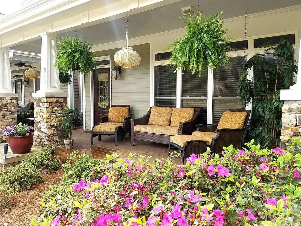 Awesome front porch overlooks literally the best view in the neighborhood