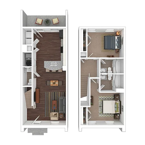 Floor plan Duplicity Townhome