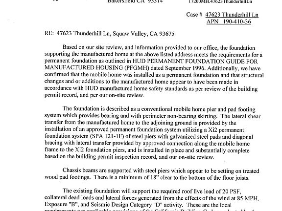 Perm. found. HUD Cert.4/17