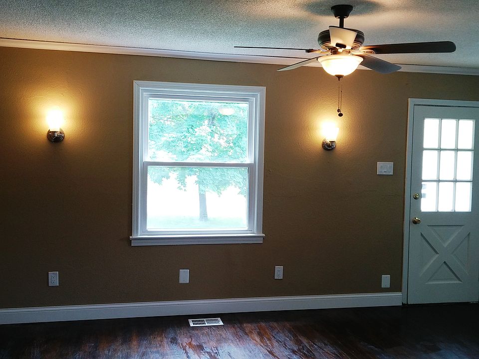 entry and living room