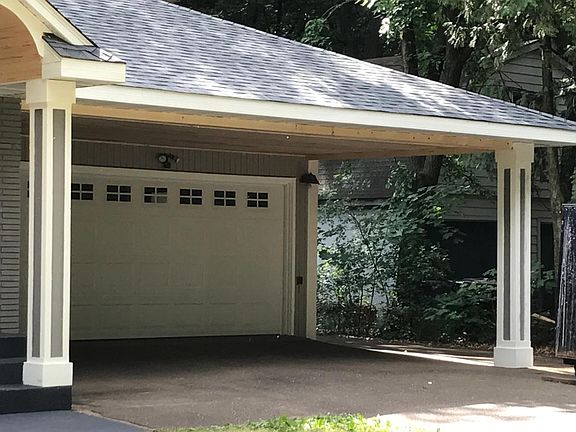 2 car attached garage