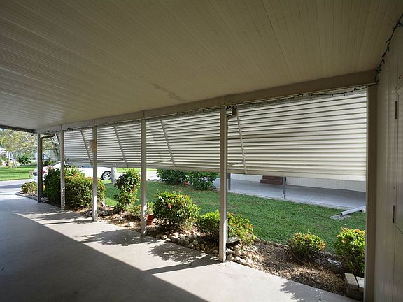 Metal Awning at Carport