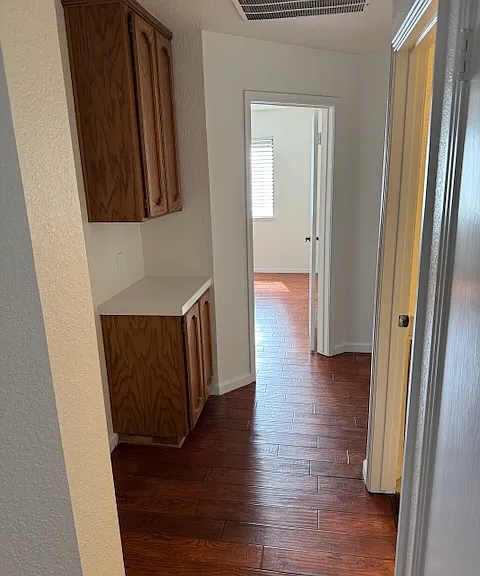 Hallway with storage