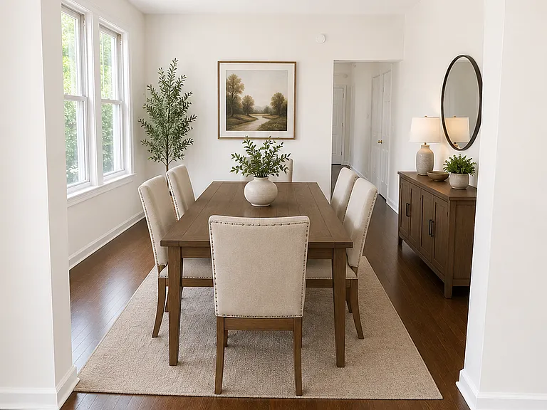 Dining room (virtually staged)