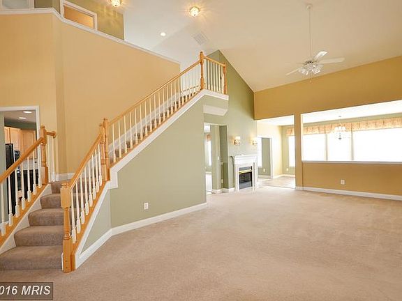 Grand two story living room