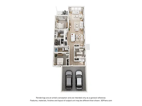 Floor plan Dartmouth III w/ Sunroom