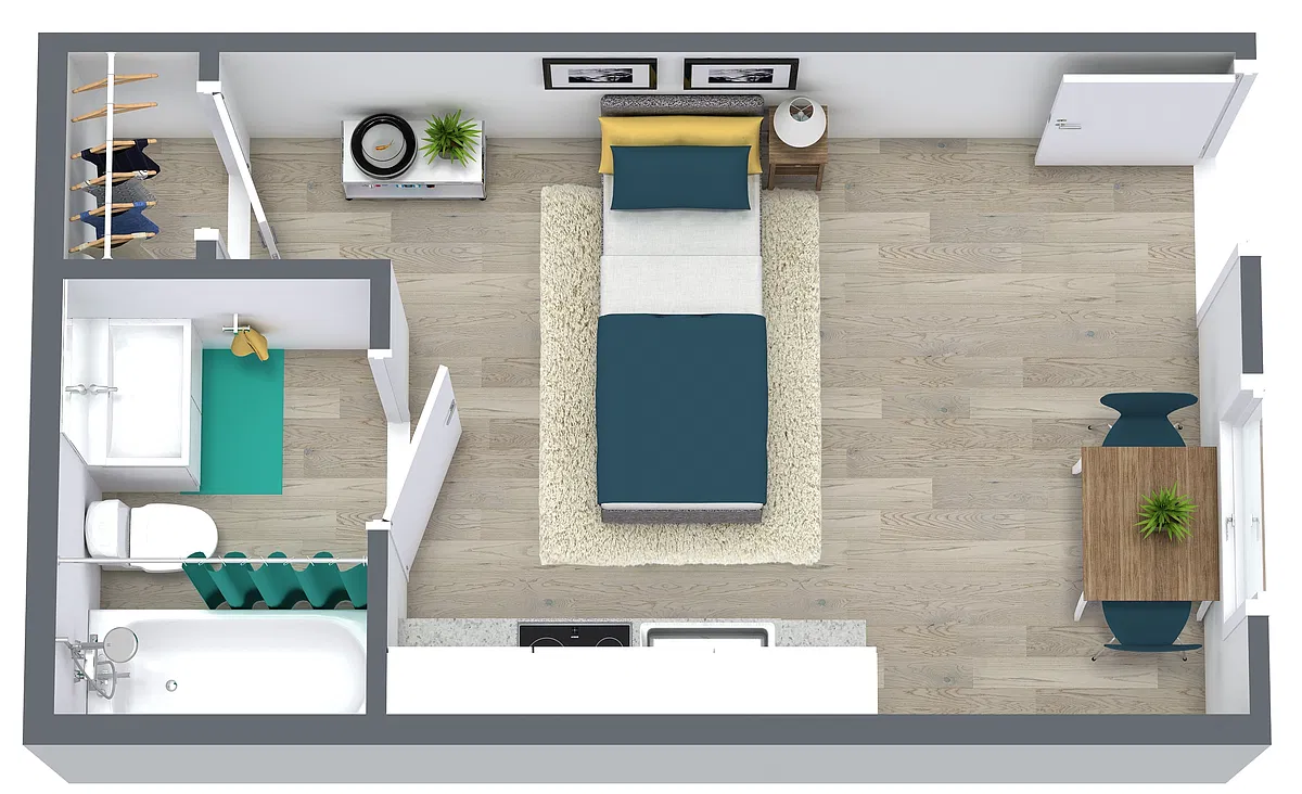 Floor plan Studio