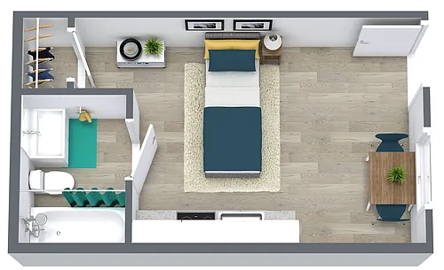 Floor plan Studio