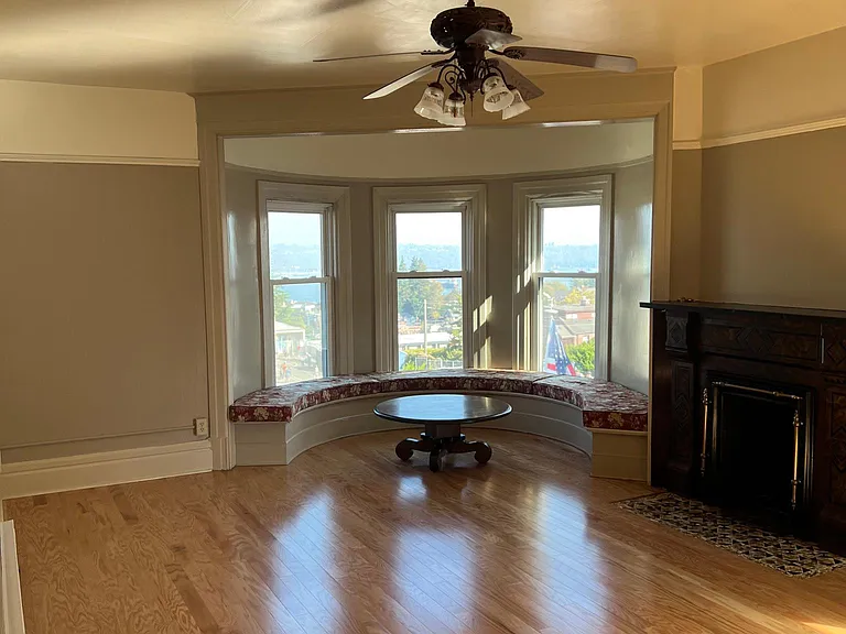 living room with a view